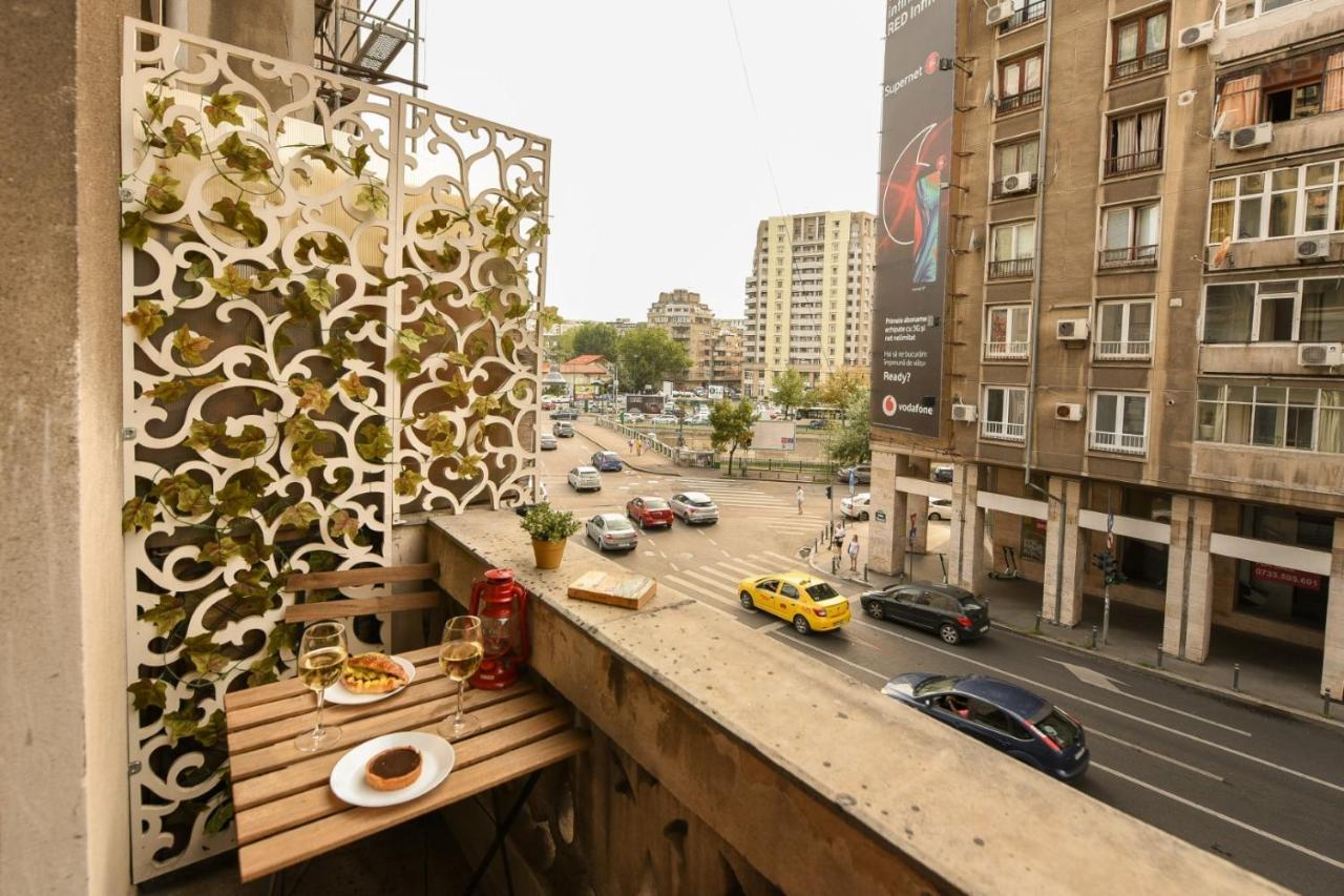 Vintage Elegance, Modern Comfort: 1Br Apartment Overlooking Calea Victoriei Бухарест Экстерьер фото